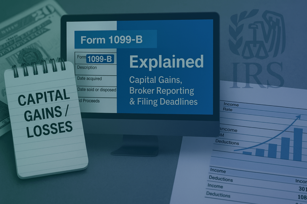 What Is IRS Form 1099-B? A Complete Guide for Brokers, and Investors