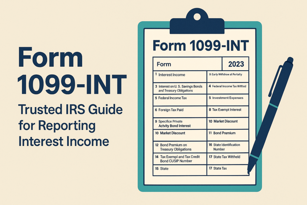Form 1099-INT: Trusted IRS Guide for Reporting Interest Income