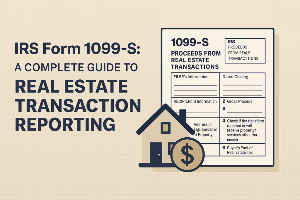 IRS Form 1099-S: A Complete Guide to Real Estate Transaction Reporting
