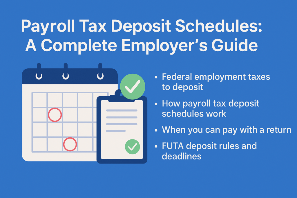 Payroll Tax Deposit Schedules: A Complete Employer’s Guide