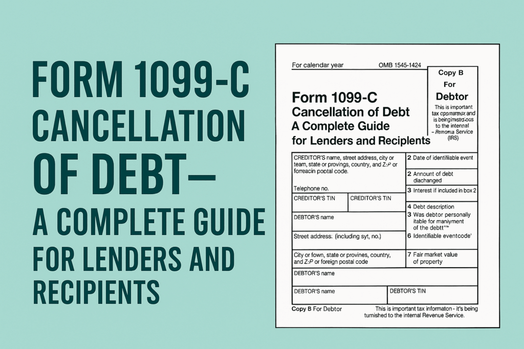Form 1099-C: Cancellation of Debt – A Complete Guide for Lenders and Recipients