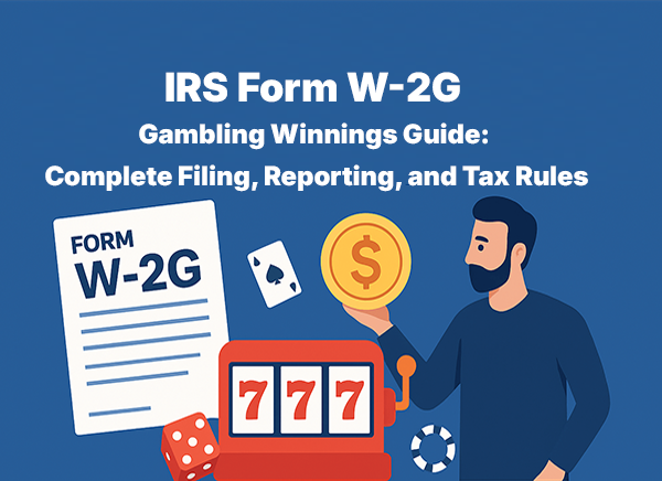 IRS Form W-2G Gambling Winnings Guide: Complete Filing, Reporting, and Tax Rules