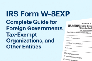 Form W-8EXP