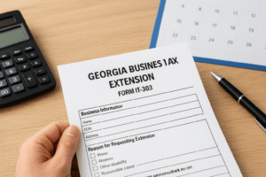 Georgia Business Tax Extension